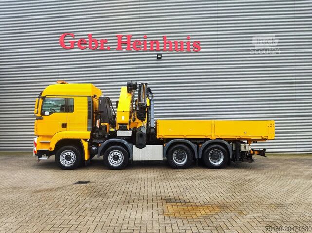 Camion-grue MAN TGA 35.480 8x4 Palfinger PK 85002 Jip Winch