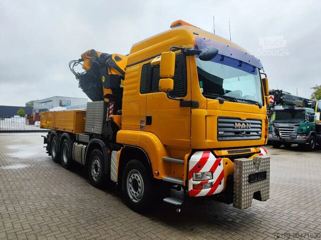 Camion-grue MAN TGA 35.480 8x4 Palfinger PK 85002 Jip Winch