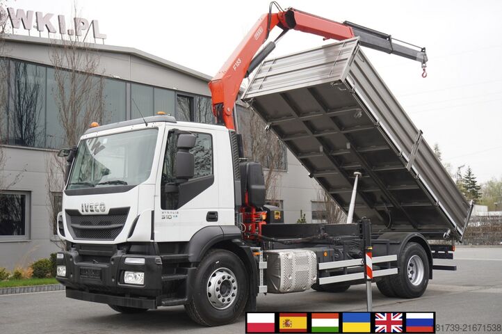 Самоскид із краном Iveco Stralis 19.310 E6 4x2 / Fassi F155A.0.22