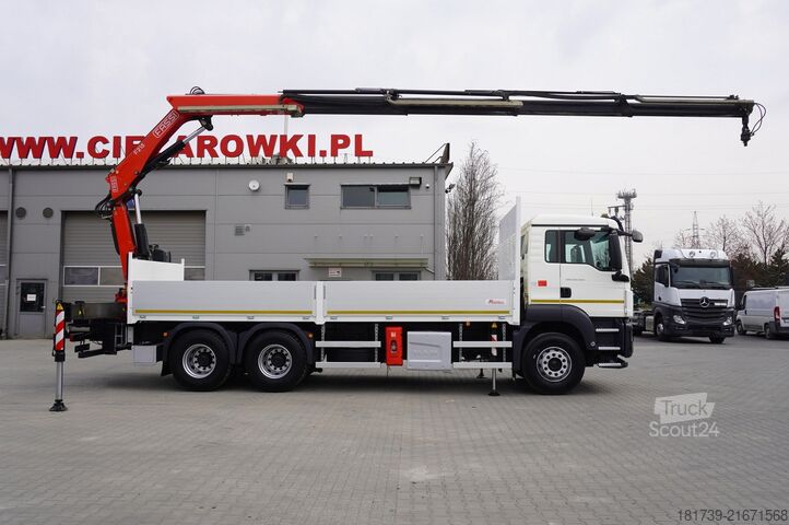 Платформа із краном MAN TGS 26.420 6x4 / Fassi F215A.2.24