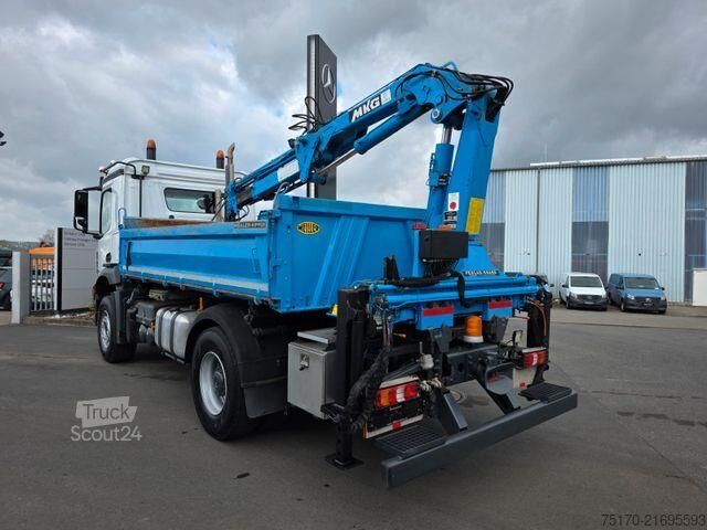 Kipper Mercedes-Benz Arocs 1832 KK 4x2 Kran MKG HLK 116 A3 Funk