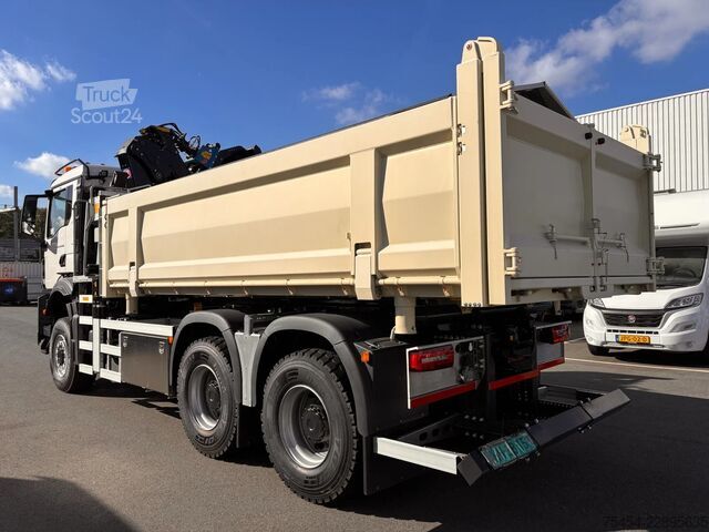 Tipper cu 3 fețe MAN TGS 33.440 | 6x6 | Automaat | kraan | kipper |