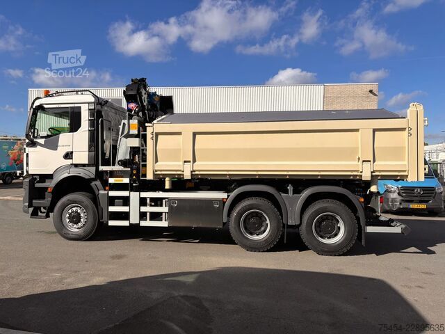 Tipper cu 3 fețe MAN TGS 33.440 | 6x6 | Automaat | kraan | kipper |