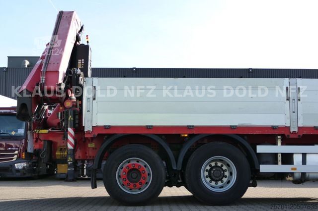 Tovornjak s ploščadjo DAF CF 85.460 6x2 Pritschen Fassi Kran Funk Euro 5