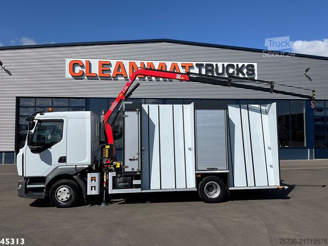 Autokrāna kravas automašīna Renault D 220 Euro 6 Fassi 2,3 Tonmeter laadkraan Just ...