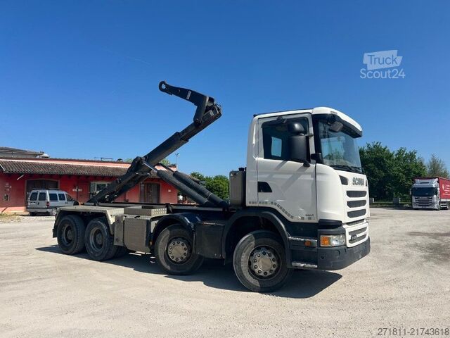 Kamion s kipom s pomičnim kontejnerom SCANIA SCANIA G450 SCARRABILE 8X4