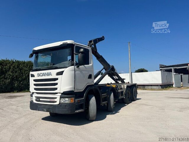 Kamion s kipom s pomičnim kontejnerom SCANIA SCANIA G450 SCARRABILE 8X4