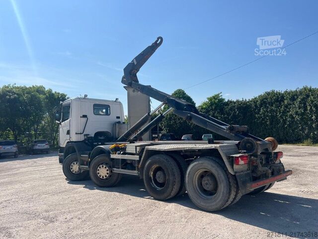 Kanca kasalı yük kamyonu (roll-off) SCANIA SCANIA G450 SCARRABILE 8X4