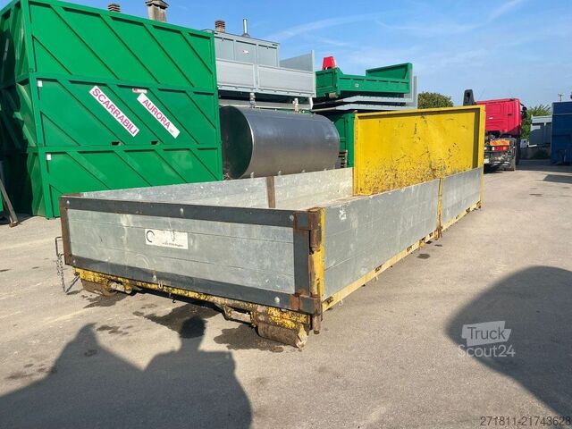 Conteneur à benne amovible  CONTAINER SCARRABILE USATO A PIANALE CON SPONDE