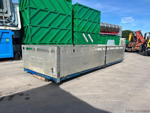 Conteneur à benne amovible  CONTAINER SCARRABILE USATO A PIANALE CON SPONDE