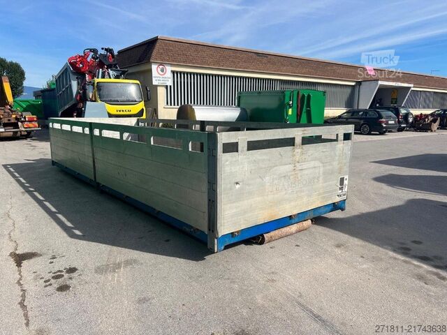 Conteneur à benne amovible  CONTAINER SCARRABILE USATO A PIANALE CON SPONDE