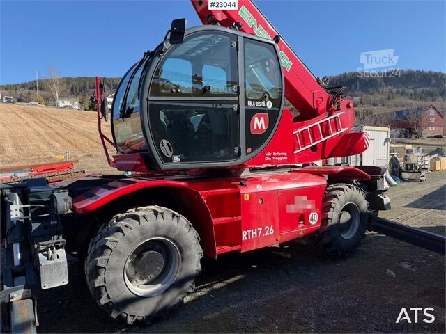 Teleskopinis krautuvas Magni RTH 7.26-V/D telehandler! ONLY 1442 hours. Upgrade