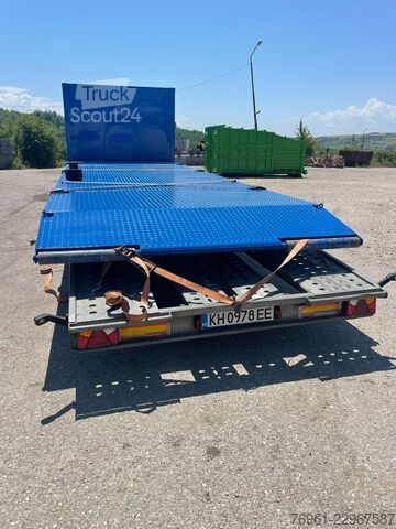 Abrollplattform für Maschinentransport  Abrollplattform