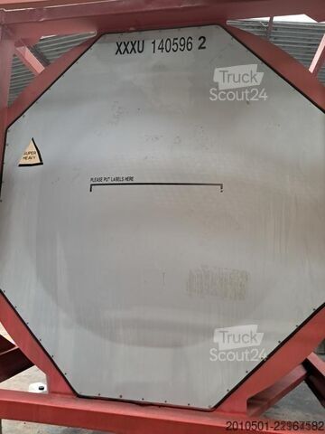 δεξαμενόπλοιο κοντέινερ 24m³ TANKCONTAINER TANK EDELSTAHL Stahlcontainer TANK 24.000L GÜLLE