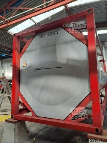 δεξαμενόπλοιο κοντέινερ 24m³ TANKCONTAINER TANK EDELSTAHL Stahlcontainer TANK 24.000L GÜLLE