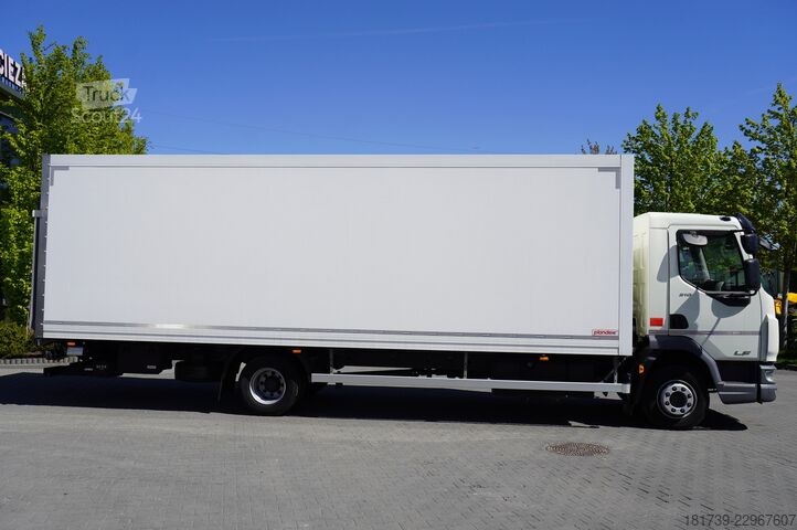 Behållare DAF LF 12.210 18-pallet container with tail