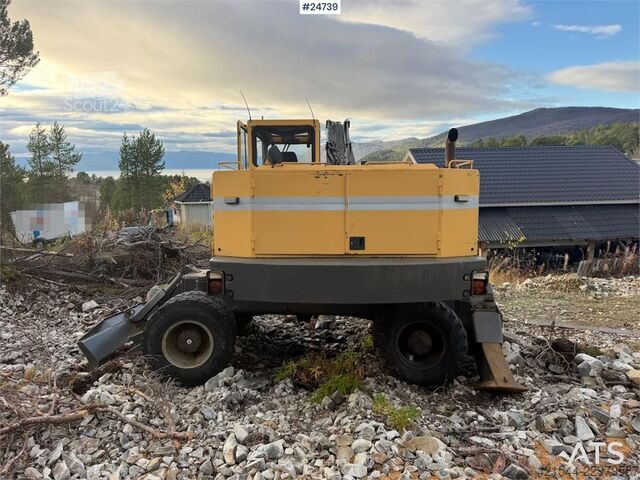  Åkerman EW230 wheeled excavator with two buckets and tiltr