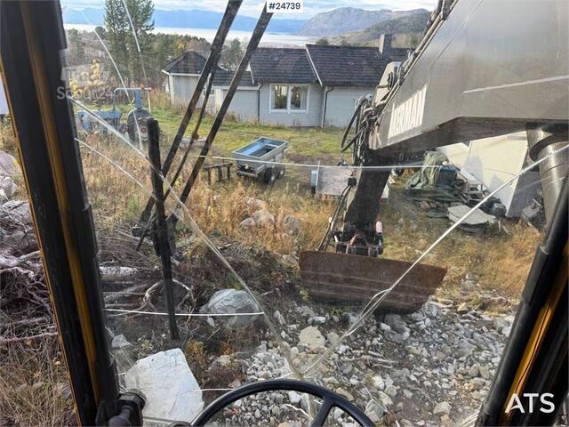  Åkerman EW230 wheeled excavator with two buckets and tiltr