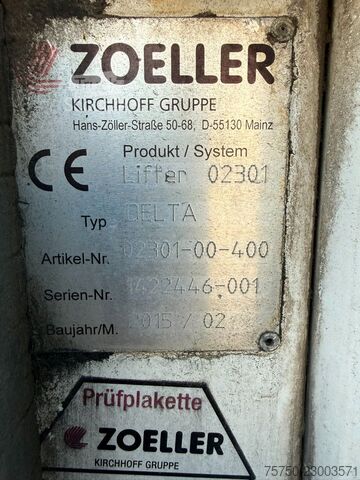 Çöp kamyonu MERCEDES-BENZ Antos 2533 6x2 Faun Variopress 524 + Zoeller