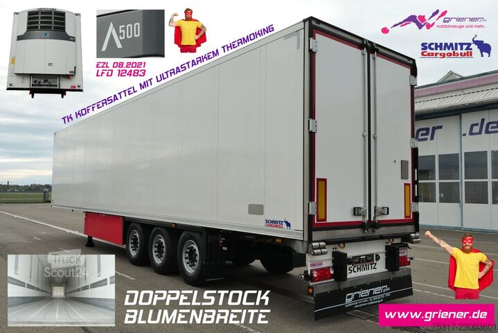 Koeloplegger SCHMITZ CARGOBULL SKO 24/DOPPELSTOCK / BLUMENBREITE TK A500 !!!!!!