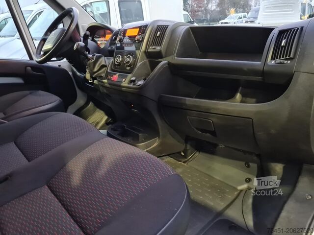 Gardinsidad skåpbil Peugeot Boxer 35 Pritsche 2x Schiebe Plane LBW L4 KLIMA