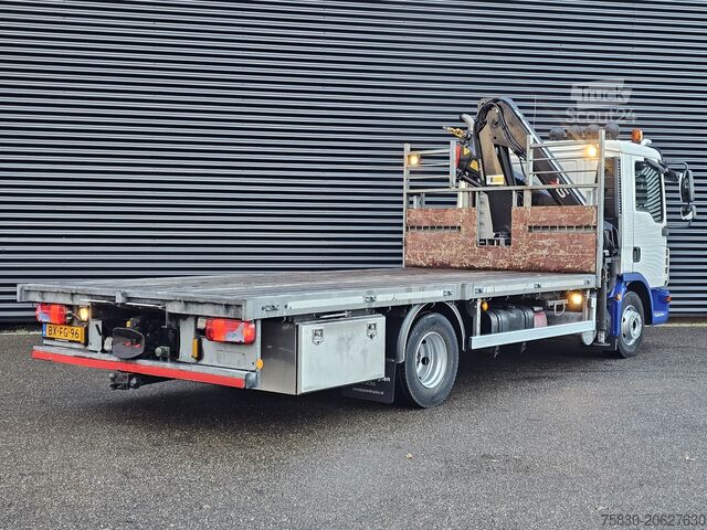 Vrachtwagen met kraan MAN TGL 12.220 / HIAB CRANE / MACHINE TRANSPORT