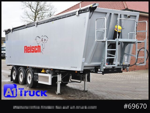 Полуприцеп-самосвал REISCH RHKS, Alu-Kippmulde 52m³, Kombitüren, Alufelgen, Liftachse,