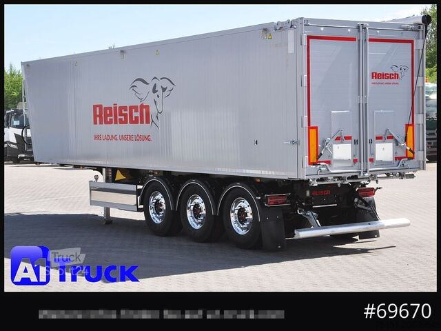 Полуприцеп-самосвал REISCH RHKS, Alu-Kippmulde 52m³, Kombitüren, Alufelgen, Liftachse,