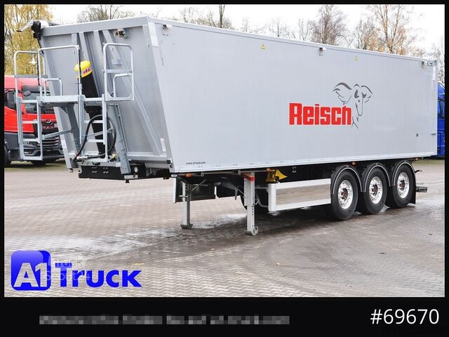 Полуприцеп-самосвал REISCH RHKS, Alu-Kippmulde 52m³, Kombitüren, Alufelgen, Liftachse,