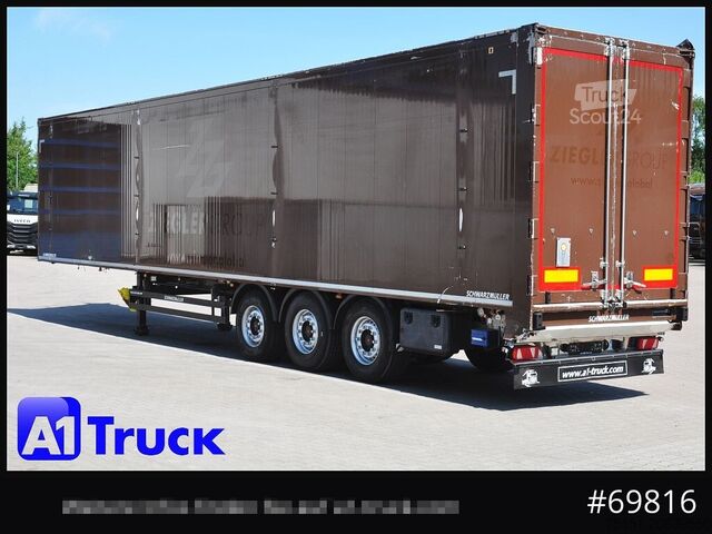 Auflieger mit Walkingfloor SCHWARZMUELLER Vollalu, 90m³, 7620 Kg, Lift CF 8mm,