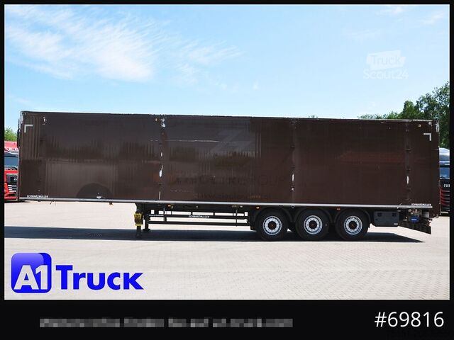 Auflieger mit Walkingfloor SCHWARZMUELLER Vollalu, 90m³, 7620 Kg, Lift CF 8mm,