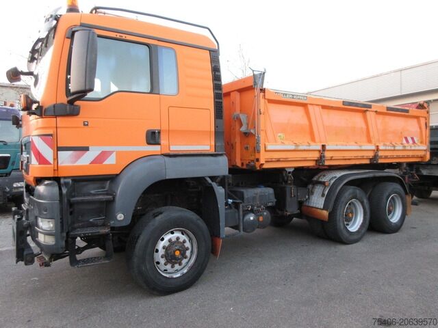 Camion basculante trilateral man TGS 26.400 BB 6x6 Dreiseitenkipper, Bordmatic