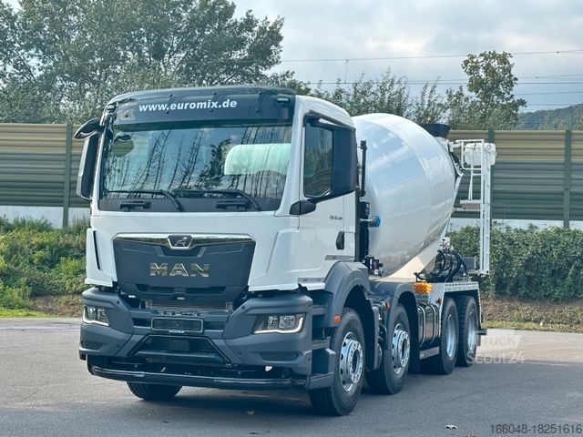 Betonmischer LKW MAN TGS 32.440 8x4 / Euromix MTP EM 9 L