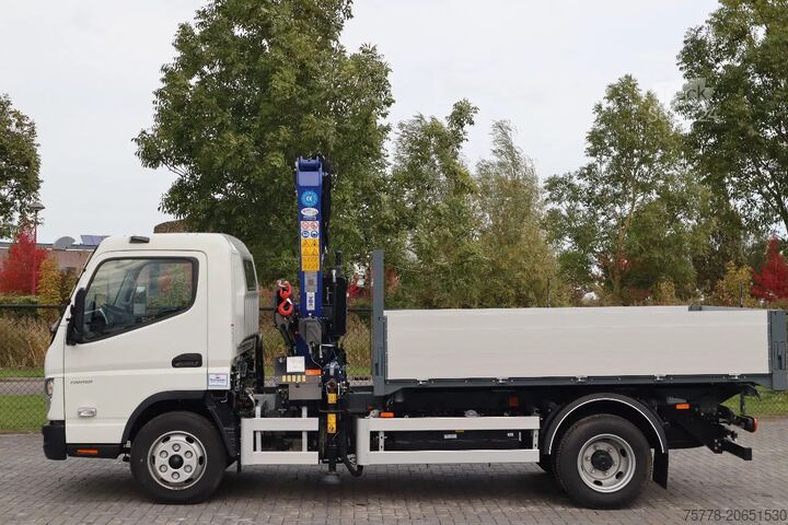 3-sidig tipp FUSO 7C18 | 4X2 | 3-WAY TIPPER | PM 6.5 KRAN /CRANE