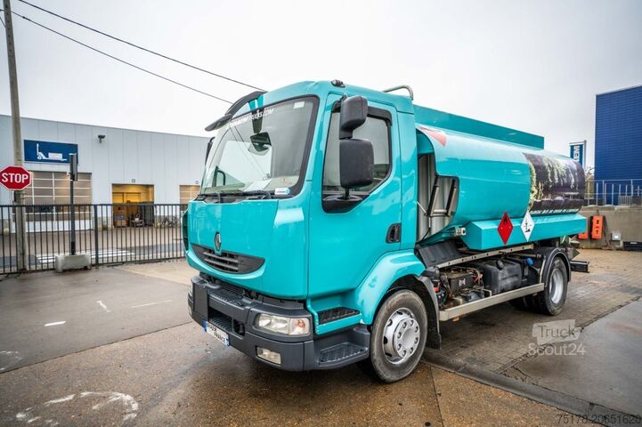Camion-citerne RENAULT MIDLUM 270 DXI + MAGYAR ALU 11000L+5COMP.