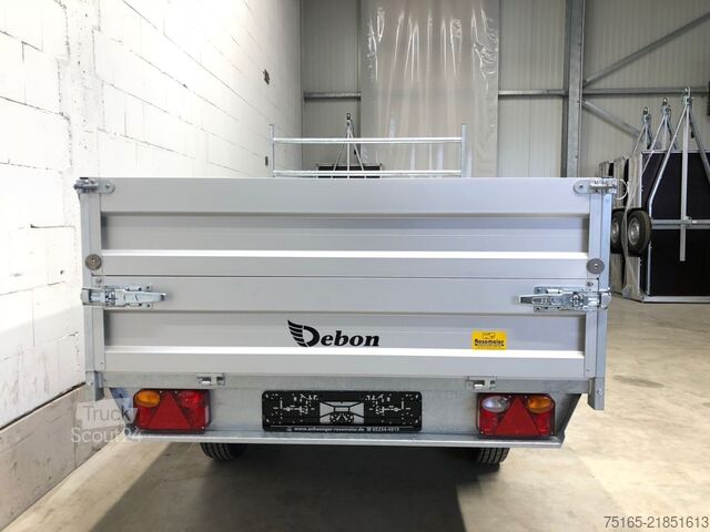 Teherautó Cheval Liberte Debon PW1.2E Lux E-Pumpe BW-Aufsatz Rückwärtskipper
