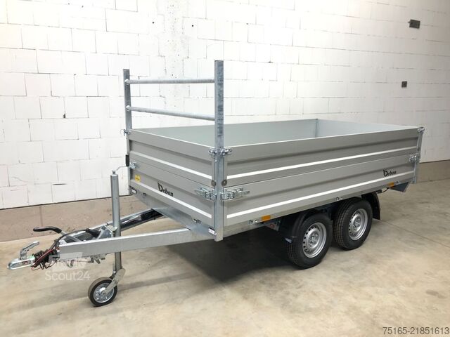 Teherautó Cheval Liberte Debon PW1.2E Lux E-Pumpe BW-Aufsatz Rückwärtskipper