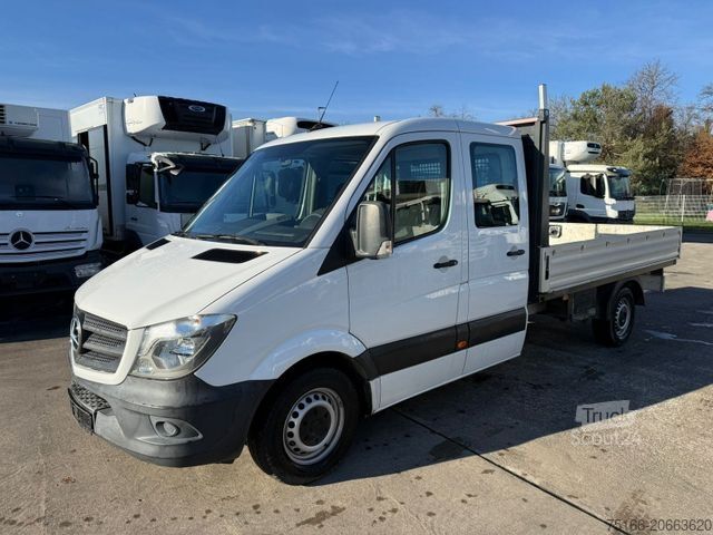 Pick-up panelvan MERCEDES-BENZ SPRINTER 314 CDI DOKA 6-Sitzer MAXI-Pritsche+AHK