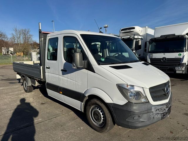 Pick-up panelvan MERCEDES-BENZ SPRINTER 314 CDI DOKA 6-Sitzer MAXI-Pritsche+AHK