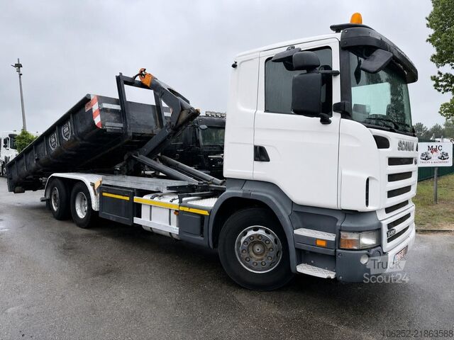 Systém ramene s hákem Scania R420 6X2 RETARDER - HOOKLIFT PALIFT T20 - LIFT ...