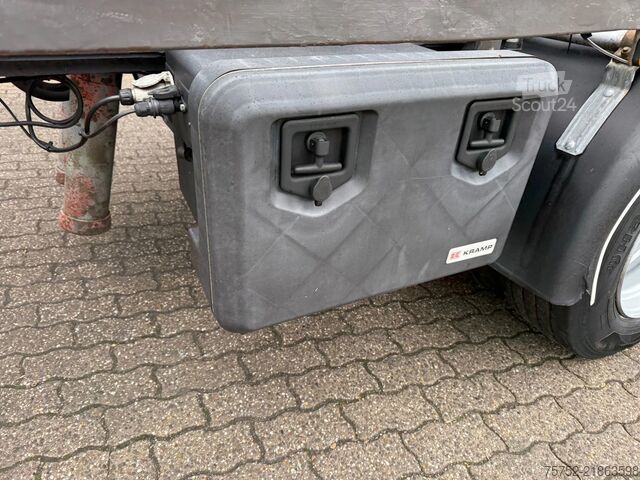 Transport av containere GS AC-2800-K NCH/Haak Kiepende containeraanhanger ...