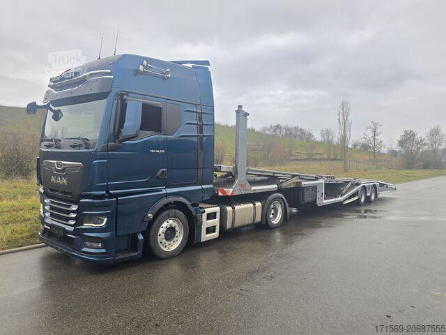 Camion de transport de voitures MAN MAN TG3 GX 18.510 Ultra + Aksoylu 6 PKW
