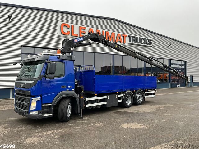 Autokrāna kravas automašīna Volvo FM 450 Euro 6 HMF 26 Tonmeter laadkraan