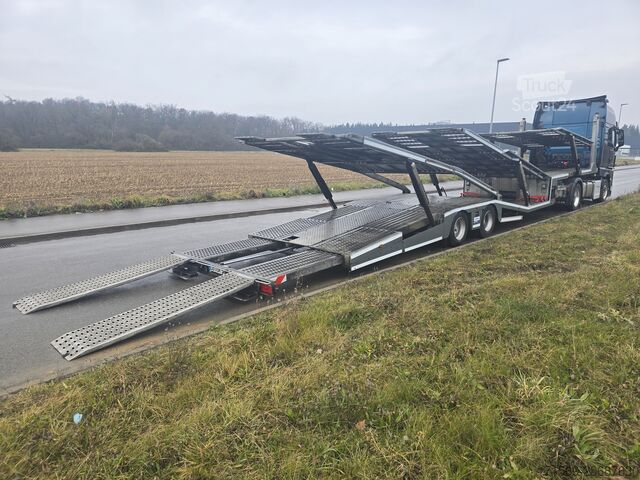 Semi-remorque porte-voitures aksoylu Aksoylu Auflieger für 6 PKW oder Wohnmob
