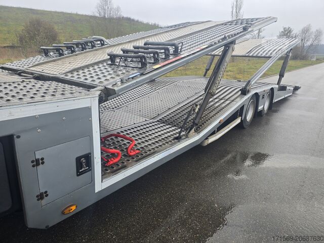 Semi-remorque porte-voitures aksoylu Aksoylu Auflieger für 6 PKW oder Wohnmob