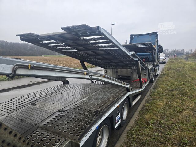 Semi-remorque porte-voitures aksoylu Aksoylu Auflieger für 6 PKW oder Wohnmob