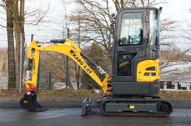 Mini ekskavatör  2T Minibagger mit Yanmar Diesel inkl MS01
