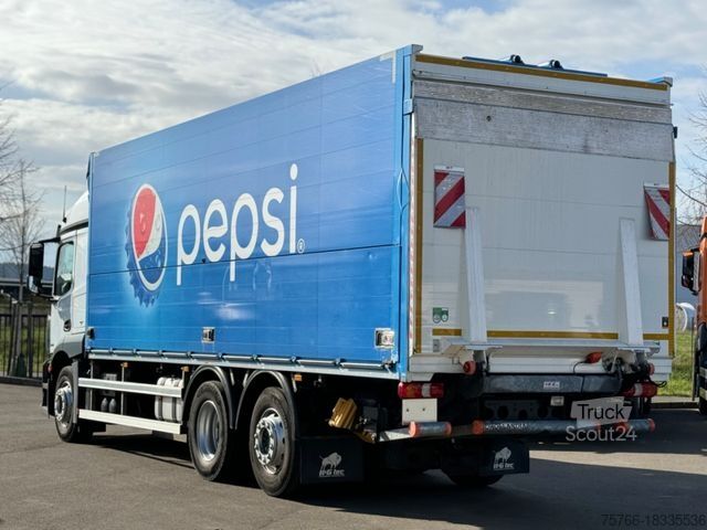 Вантажівка для напоїв MERCEDES-BENZ ACTROS 2540 L / E6 / LBW / LENKACHSE / 19 PAL