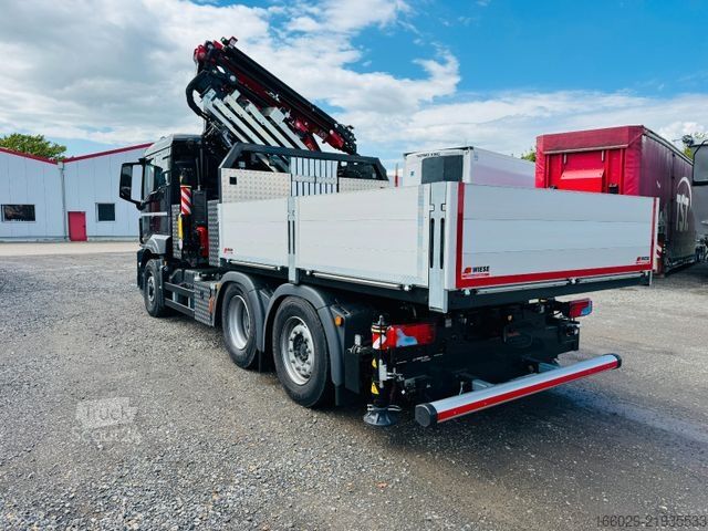Erikoiskäyttöinen kuorma-auto MAN 26.480 6x4-4 Hydrodrive Fassi Kran F545 Jib