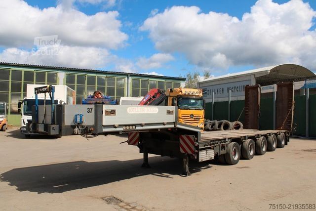 Nízkoložný návěs GOLDHOFER Semi TELESKOP hydraulisch gefedert Nr.: 628